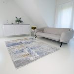 Bolti Nr. Modern tepih akcija, ZARIF 007 plava-arany 80x150cm