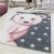 Trgovina 5. Ay. Bambi 810 ružičasti dječji tepih 80x150 cm na rasprodaji