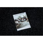  Shop 6. Tepih, staza SOFFI shaggy 2-3cm crna -60x250 cm