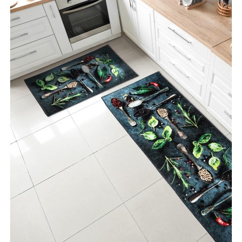  Trgovački br. SIL Kuhinjski tepih 2-dijelni set 38x58cm+38x117cm-lopatica