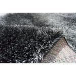  Ber. SEVEN SOFT 7901 crno-sivi 120 x 180 cm čupavi tepih