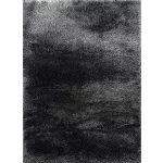  Ber. SEVEN SOFT 7901 crno-sivi 140 x 190 cm čupavi tepih
