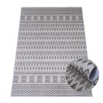  Ber. EQOS 0002 sivi moderni tepih 160 x 220 cm