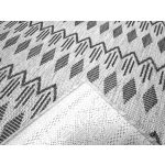  Ber. EQOS 0002 sivi moderni tepih 160 x 220 cm