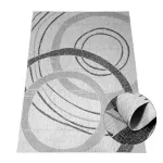  Ber. EQOS 0003 sivi moderni tepih 120 x 180 cm