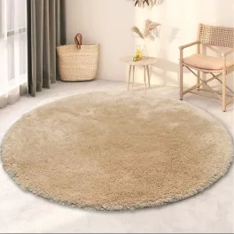 Okrugli Tepih za kupaonu Scott bež 100cm