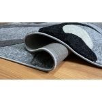 COMFORT siva 74 60szett=60x220+2dbx60x110CM-MODERN tepih