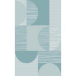 Bolti Nr. Berlin E2991 plava 80x150cm- modern színes tepih