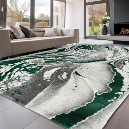  Den Sunset 1115 White-Green moderan tepih 60x110cm
