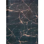 Ber Porte 2007 crne-arany 120x180cm- vékony modern tepih