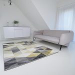 Bolti Nr. Berlin E8681 žuta-siva 60x100cm- modern színes tepih