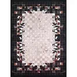 Ber Porte 2054 crne 160x220cm- vékony modern tepih