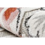  Trgovina 16. Tepih BOTANIC 65239 Cvijeće, ravno tkano - sivo 157x220 cm