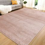  Den Side jednobojni ružičasti moderni tepih 80x250 cm