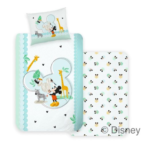  NAT. Disney Baby posteljina 2 dijela Mickey Mouse - 90x130cm + 40x50cm