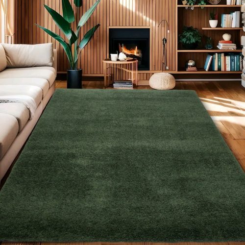  Kupite 11. Very Soft Shaggy Carpet, 80X150Cm Den Belinda plain green Carpet