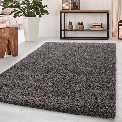 Ay dream 4000 taupe 200x290cm jednobojan shaggy tepih