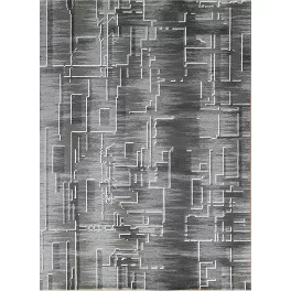 BER DYZAYN 2219 Sivi 120X180cm RELJEFNI Tepih