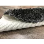 Okrugli Scott grafit 80cm Tepih sa gumenom podlogom