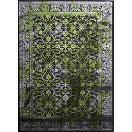 Ber Jawa 5128 siva-zelena 140x190cm tepih