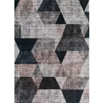 Ber Porte 2032 siva 120x180cm- modern vékony tepih