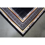 Ber Porte 2228 crne-arany 60x100cm- vékony modern tepih