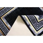 Ber Porte 2228 crne-arany 160x220cm- vékony modern tepih
