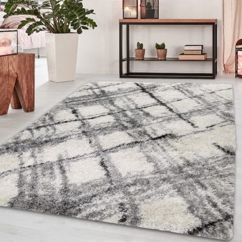  LONG SHAGGY, Den CAREN 555 Grey 60 kompleta = 2komx60x110cm+60x220cm tepih