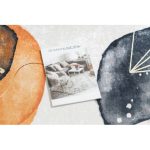  Trgovina 16. ANDRE 1088 perivi tepih Abstract neklizajući - bijelo / zeleni 160x220 cm