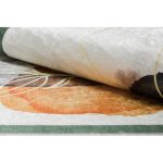  Trgovina 16. ANDRE 1088 perivi tepih Abstract neklizajući - bijelo / zeleni 160x220 cm