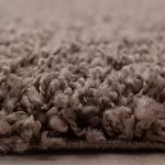 Ay life 1500 taupe 120x170cm jednobojan shaggy tepih