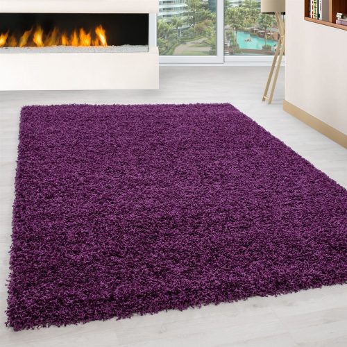  Trgovina 6. Ay. Life 1500 ljubičasti čupavi tepih jednobojne boje, dimenzija 60x110 cm