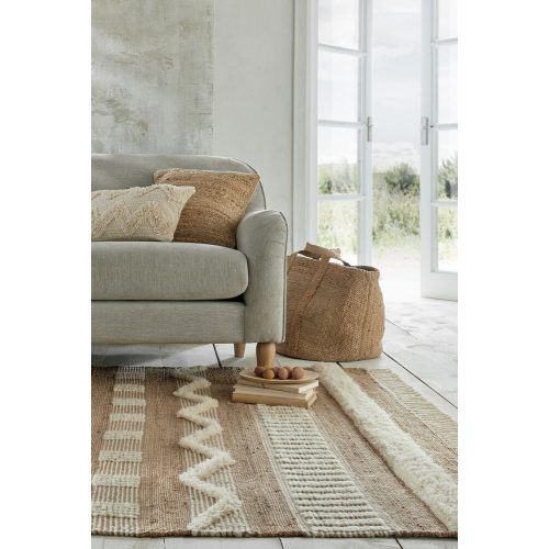 FL. MEDINA JUTE NATURAL/IVORY 120X170 tepih