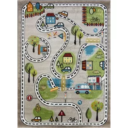 Ber Smart  120X170 Cm 22414 Sivi Dječji Tepih