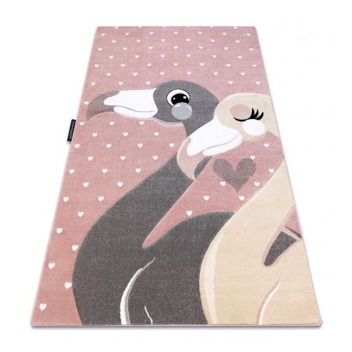  Trgovina 9. PETIT tepih FLAMINGOS Flamingos srce roza 140x190 cm
