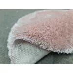  Ružičasta gumena prostirka sa stražnjom stranom od 80 cm u krugu Djeda Božićnjaka