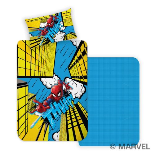  NAT. Disney Navlaka za poplun 2 dijela - Spiderman D02 Blue 140x200cm + 50x70cm