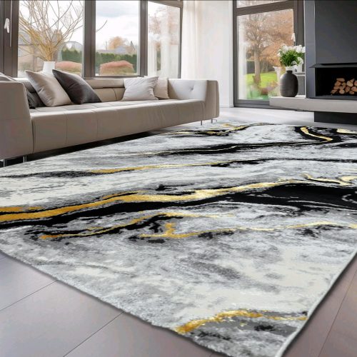  Den Sunset 1422 L. Sivi 120x170cm moderan tepih