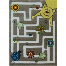 Ber Smart kids 22303 bézs 140 X 190 cm puha gyerek tepih