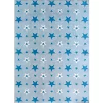 Ber Porte 8461 kék 160x220cm- vékony gyerektepih