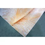 Ber Porte 2395 siva-arany 120x180cm- modern vékony tepih