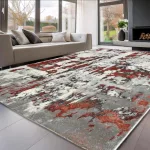  Den Sunset 9428 Sivo-roza 120x170cm moderan tepih