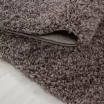 Ay life 1500 taupe 80x150cm jednobojan shaggy tepih