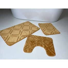  Kupaonski tepih 3 dijela - senf