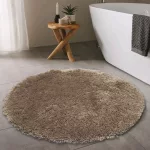 Okrugli Scott camel 67cm Tepih sa gumenom podlogom