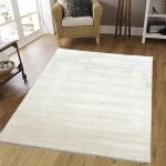 jednobojan tepih akcija, Milano bijela 160x230cm