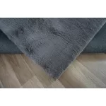 Ber Fluffy 4020 tamno siva 60x110cm tepih