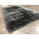 Ber Seven Crni shaggy tepih  80x150cm