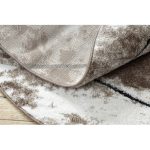  Trgovina 1. Moderni COSY tepih Polygons Circle, Geometric, triangles - smeđi krug 100 cm