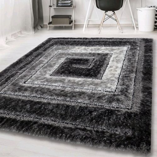  Trgovina 7. LUKSUZNI TEPIHI SHAGGY SHAGGY, Den. Elvira 5722 siva 60 setova=60x220cm+2 komx60x110cm
